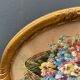 Watercolor on paper bouquet of flowers by a euget-barry xxe frame dore