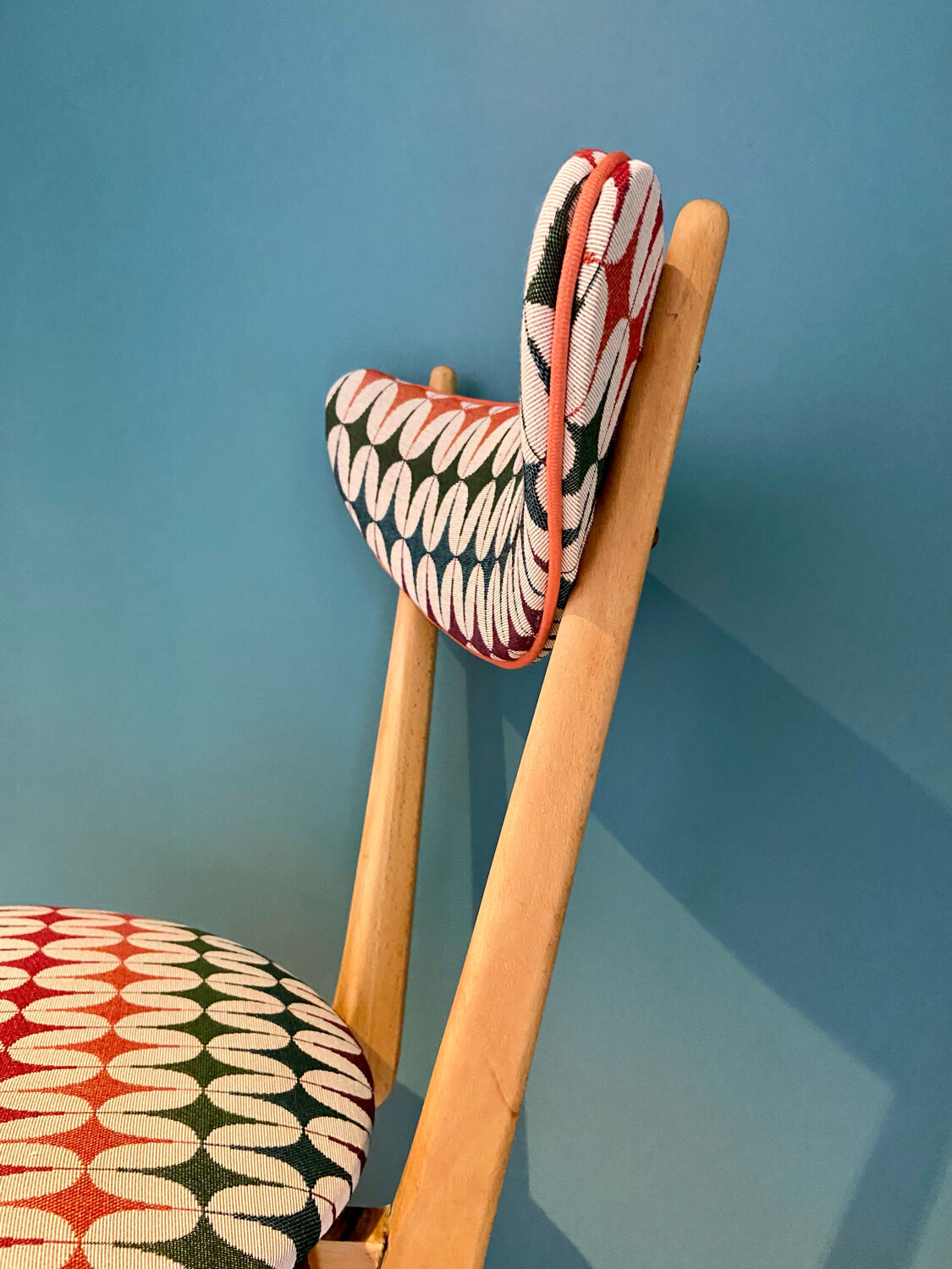 Colorful vintage chair