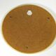 Round gold metal mirror 31 cm