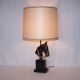 Lamp marble bust horse - early 1970s