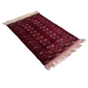 Vintage turkoman rug ,feiner handgeknüpfter orientteppich turkoman teppich, 133 x 84 cm