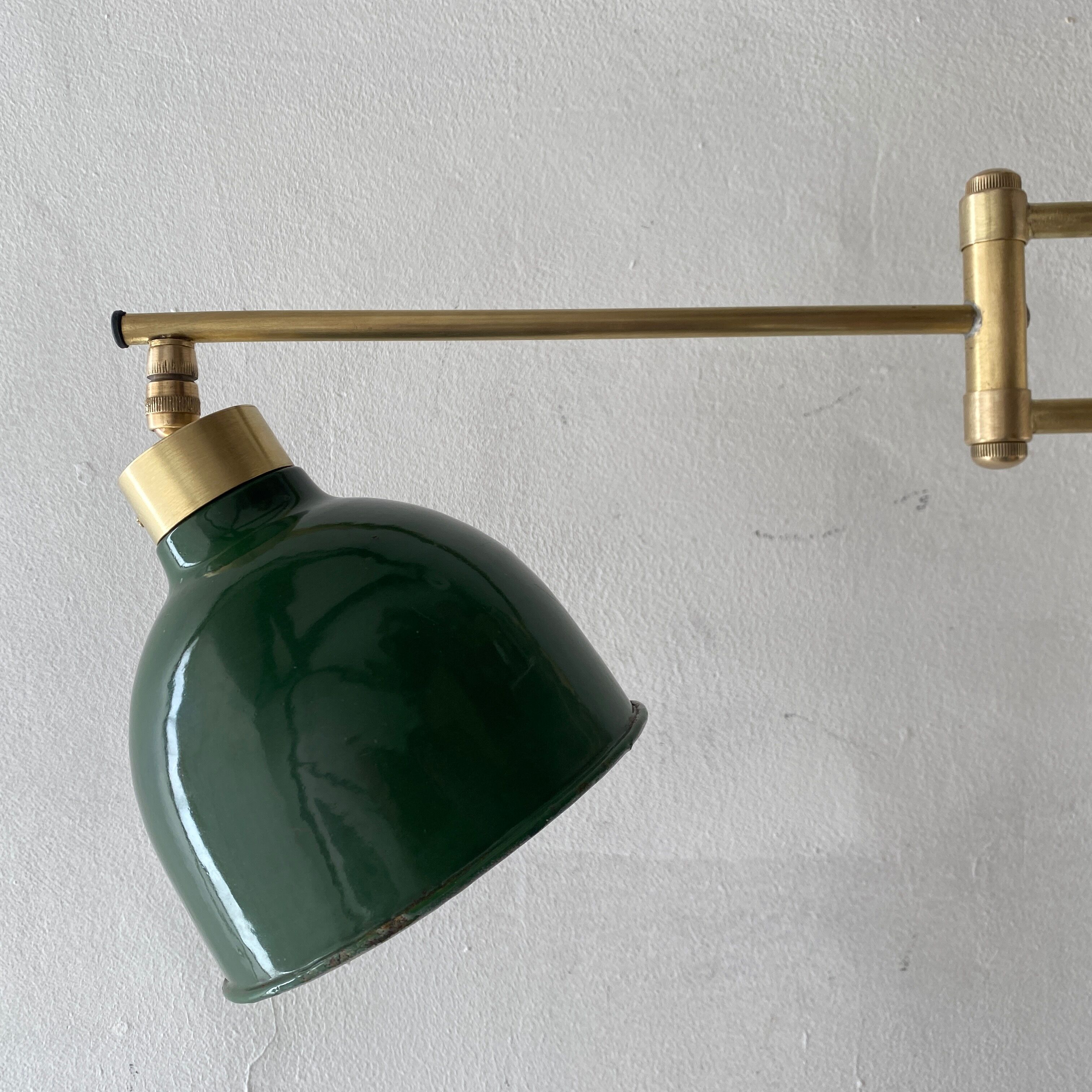 Old lamp wall lamp stem 2 arms vintage