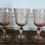 4 large Rosaline glasses