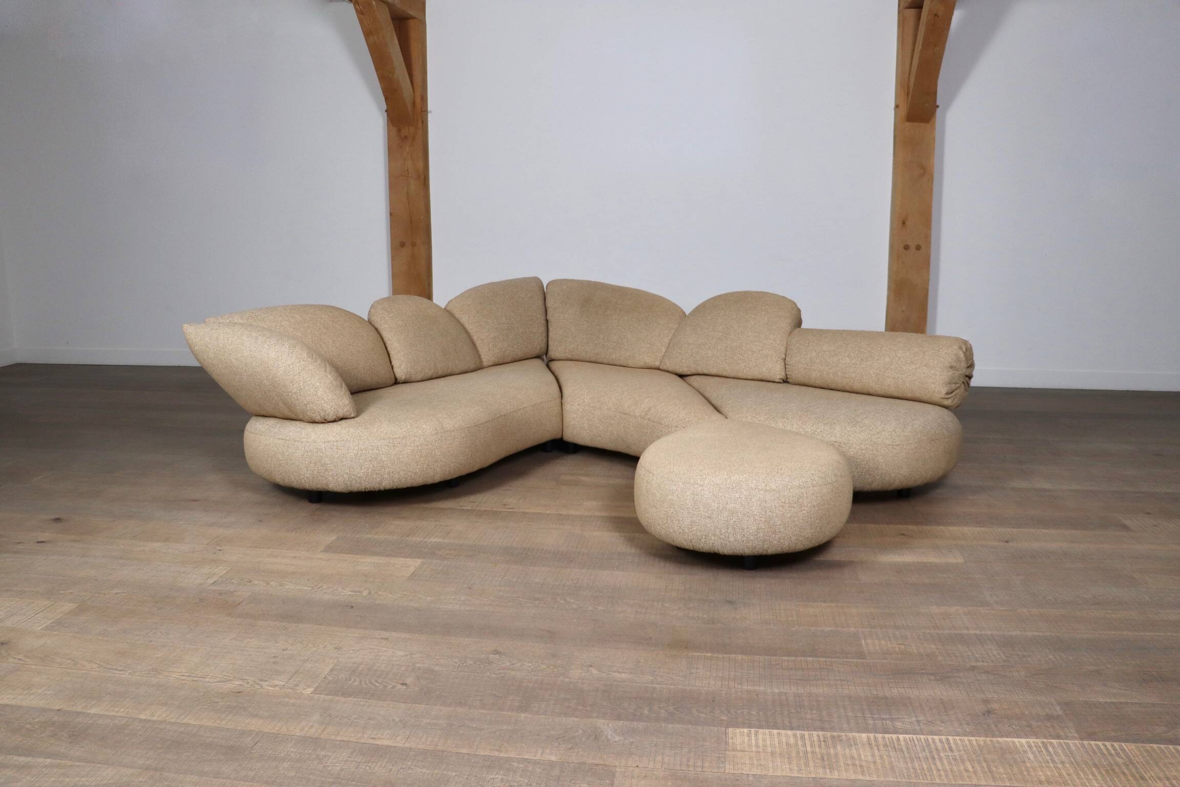 Sculptural Corner Sofa By Wiener Werkstätte, Austria 1970s