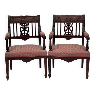 Pair of armchairs