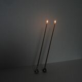Set of Two Tear Drop Candleholders by Jens Quistgaard for Dansk