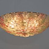 Attribué à Barovier & Toso, plafonnier en verre de Murano de style moderne du milieu du siècle