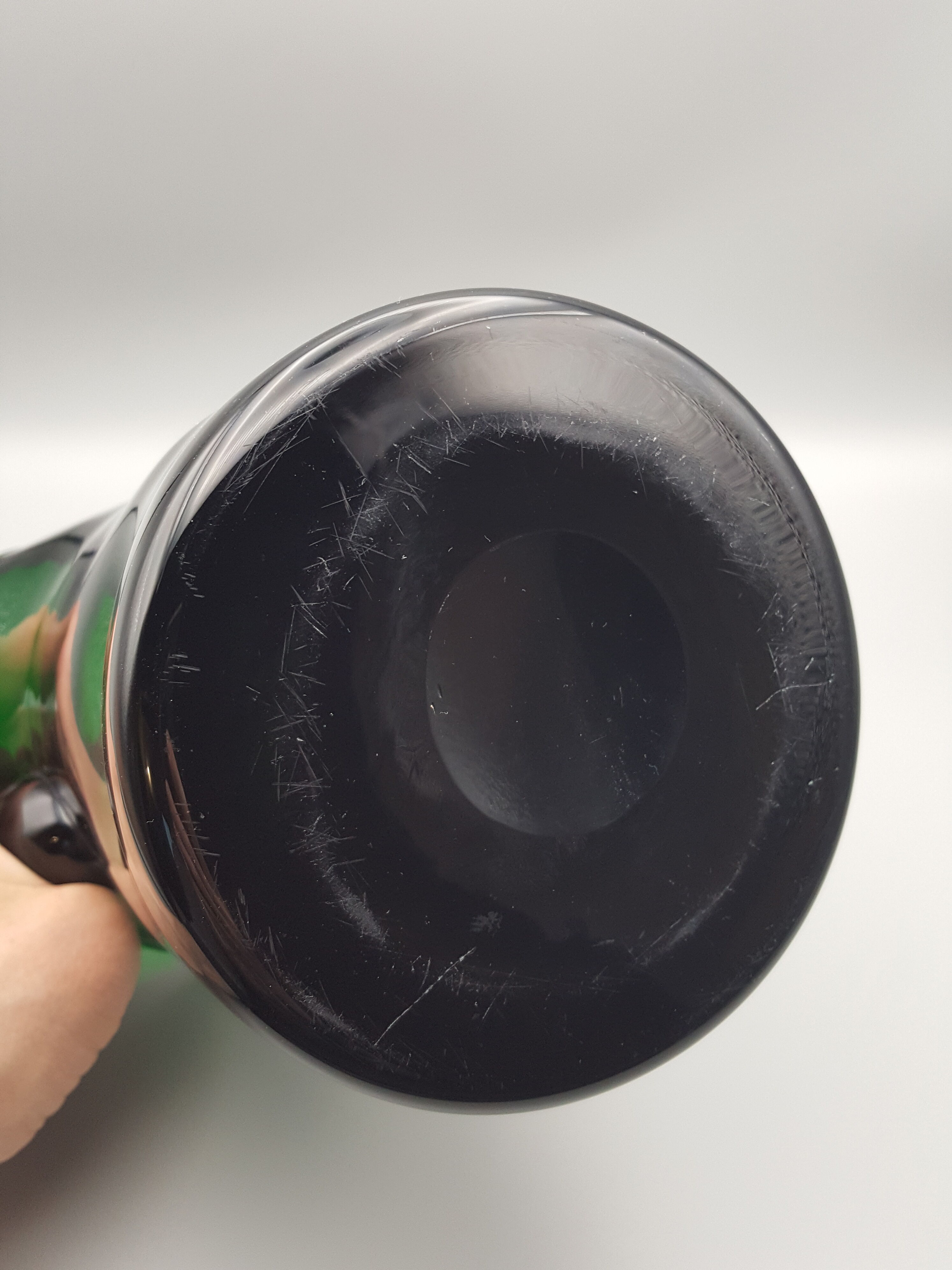 thick blown glass carafe pitcher 2 kg