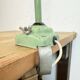 Lampe de table d'atelier industriel vert, 1960s