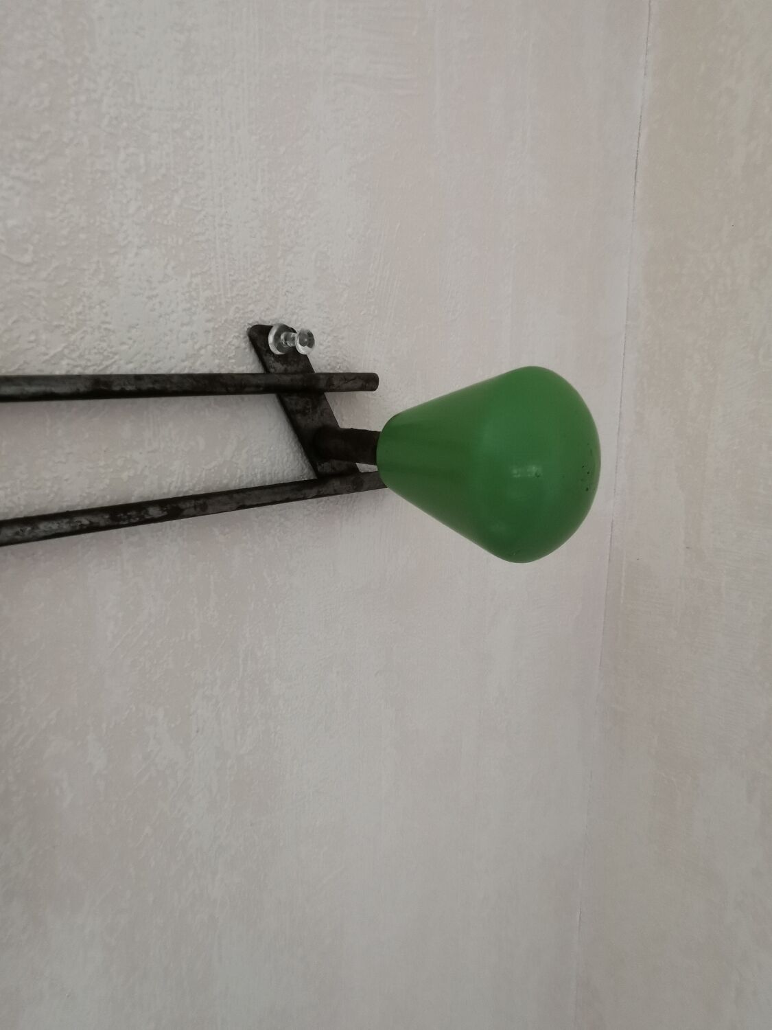 Vintage wall coat rack