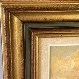 Oil on canvas - flowers - Abguillerm