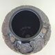 Black glass vase