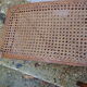 Chaise longue cannage
