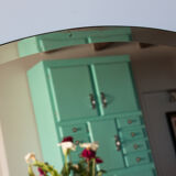 Bevelled mirror 100x40 cm