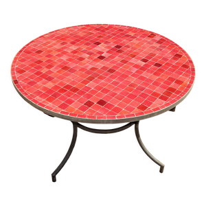 Table zellige bordeaux - 120