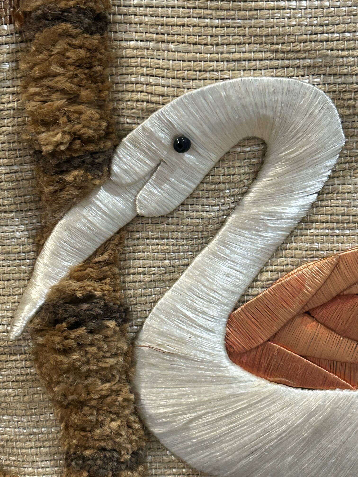 1970s tapestry in wool and silk