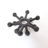 Jens Quistgaard, small cast iron candlestick, Dansk Design, 1960