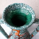 Vase Vallauris fat lava