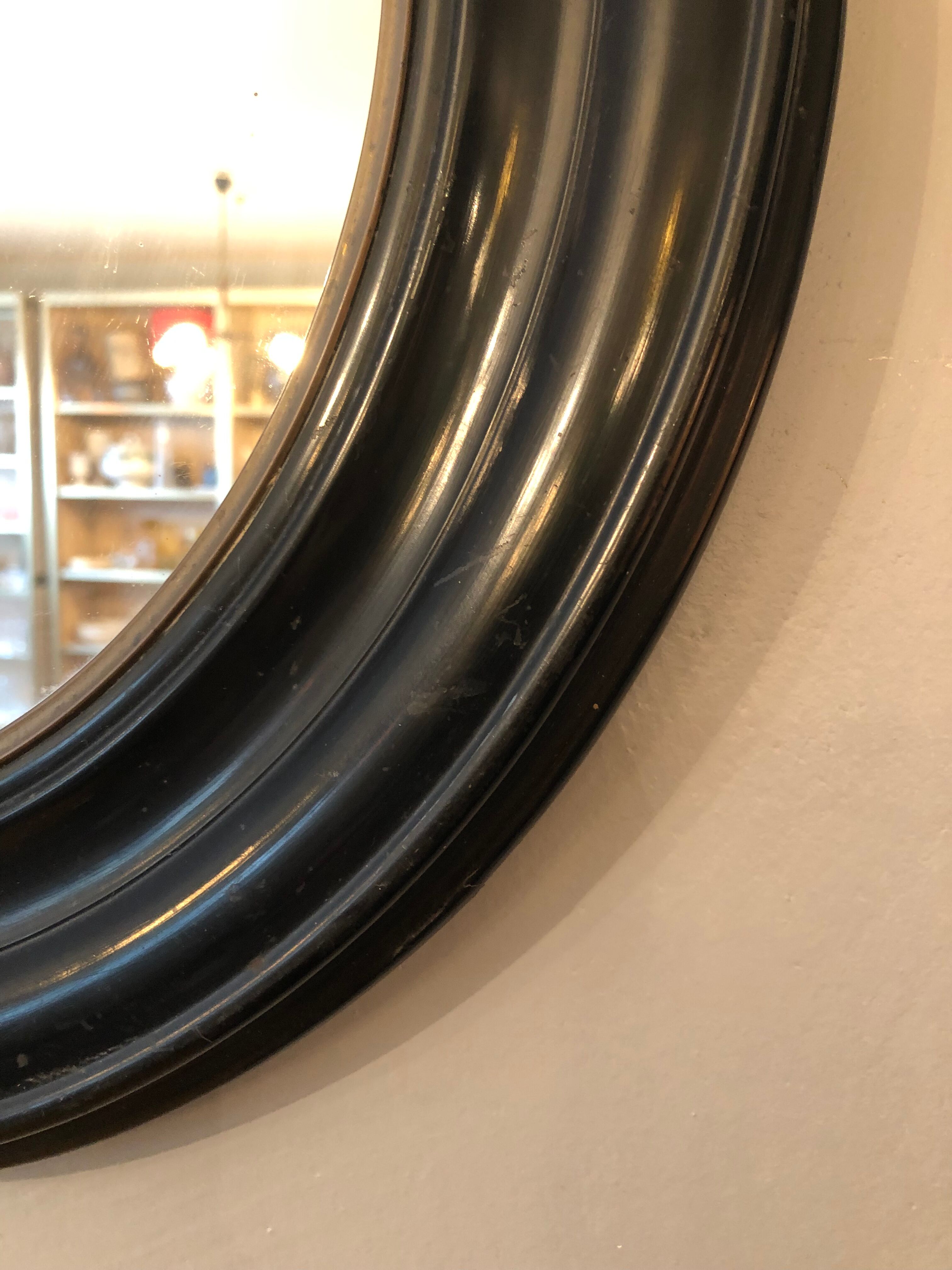 Old oval mirror 40x45cm