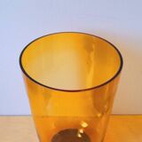 Large amber vase 1970