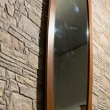 Campo & Graffi - teak vintage wall mirror - 60s mid century modern wood mirror made in italy