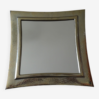 Miroir en métal martelé design