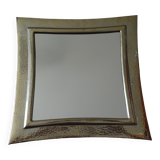 Hammered metal mirror design
