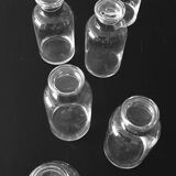 6 Glass bottles