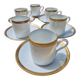 6 Richard Ginori coffee cups
