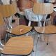 Lot chairs year 60 formica