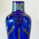 Vase en verre émaillé Art Nouveau.