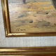 Painting signed Gérard Roux known as "Rouxe" – Scene of a Normandy beach