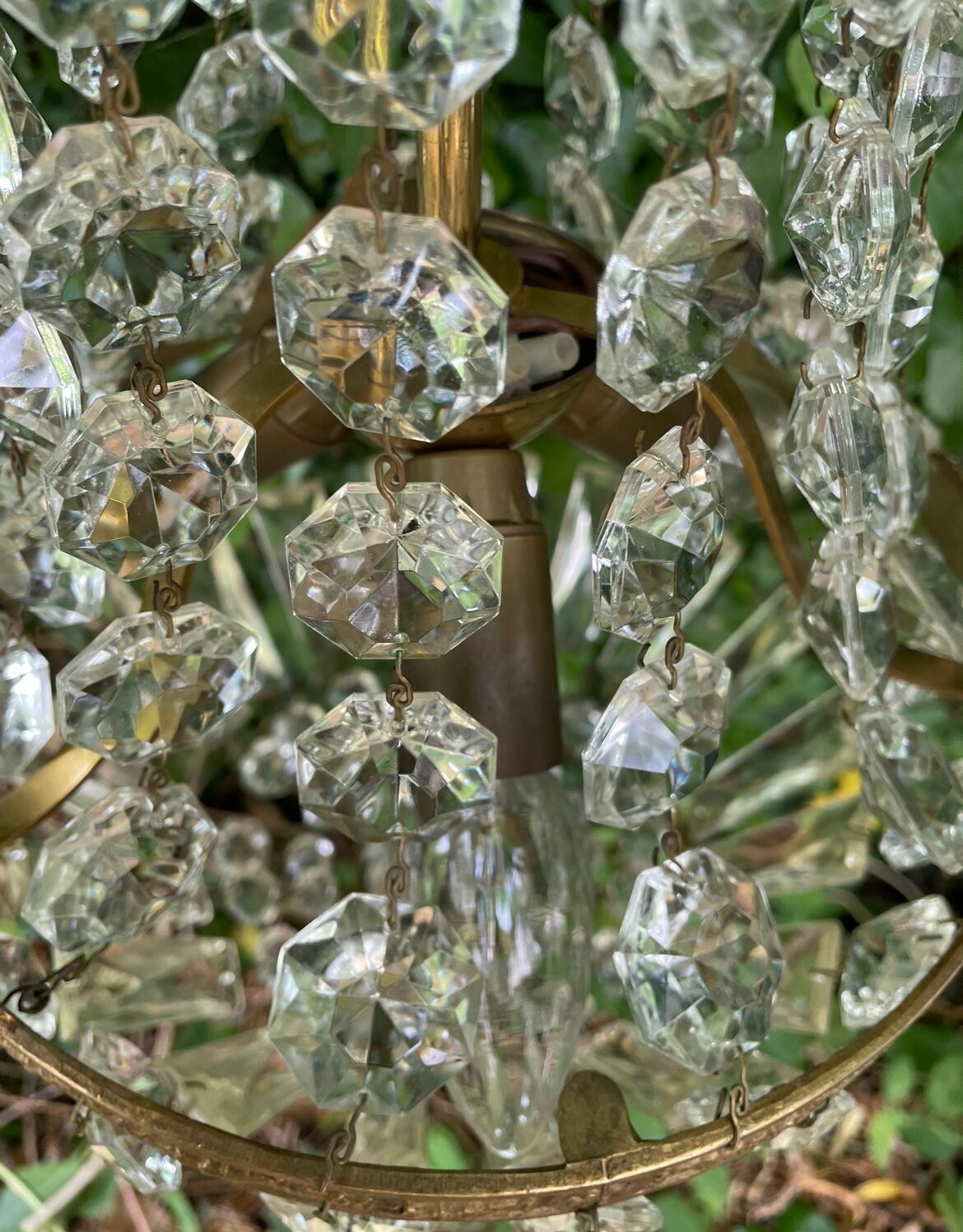 Chandelier pampilles D24