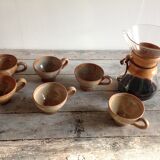 Lot of 6 cups in sandies