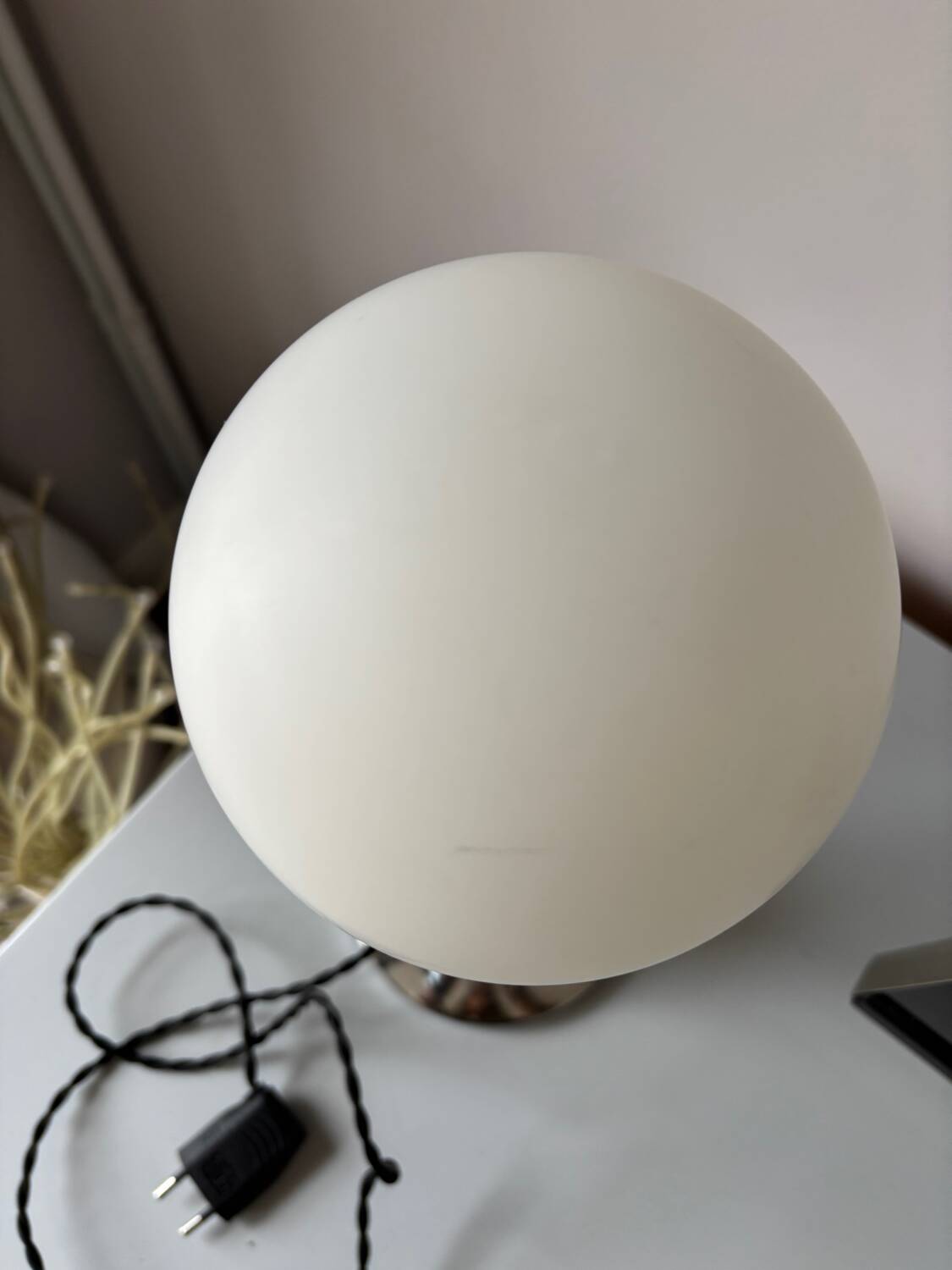 Lampe chromée vintage années 70