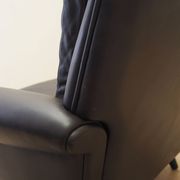 Brown leather armchair, Danish design, 1960s, designer: Aage Christiansen,