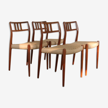 Niels Moller model 79 teak dinning room chairs