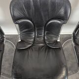 Série de 4 chaises de Willy Rizzo