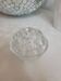 Glass flower holder with 9 holes