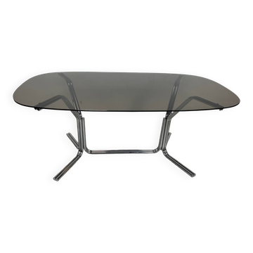 Glass steel table
