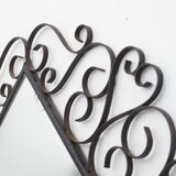 Miroir Chaty Vallauris en fer forgé 38cm