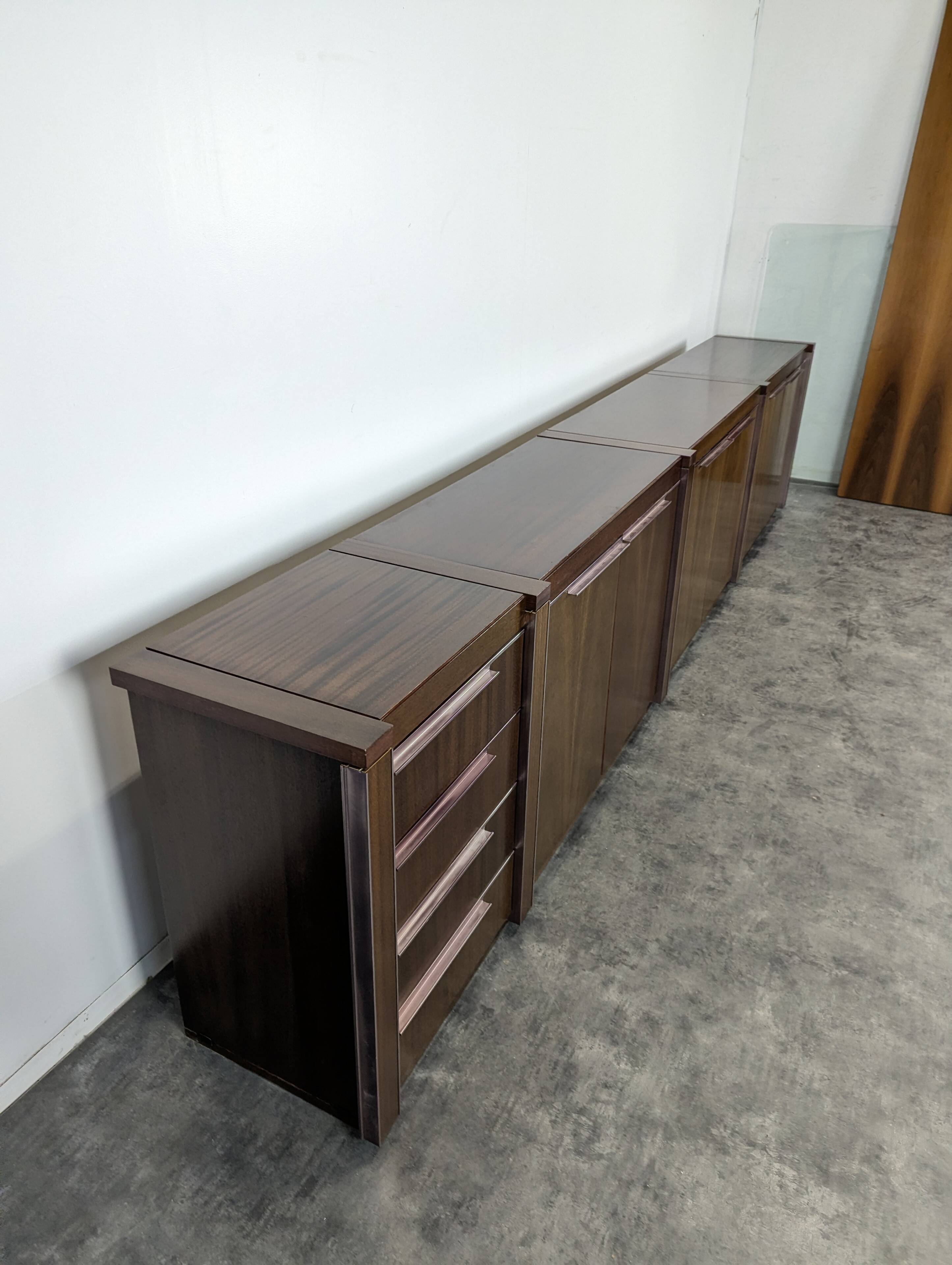 Large modular sideboard Italian design