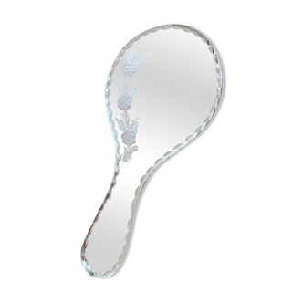 Art Deco hand mirror