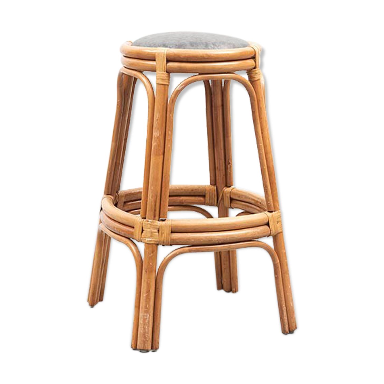 Rattan bar stool