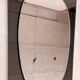 Smoked glass and white designed mirror with a freeform irregular shape - 1960s/70s
