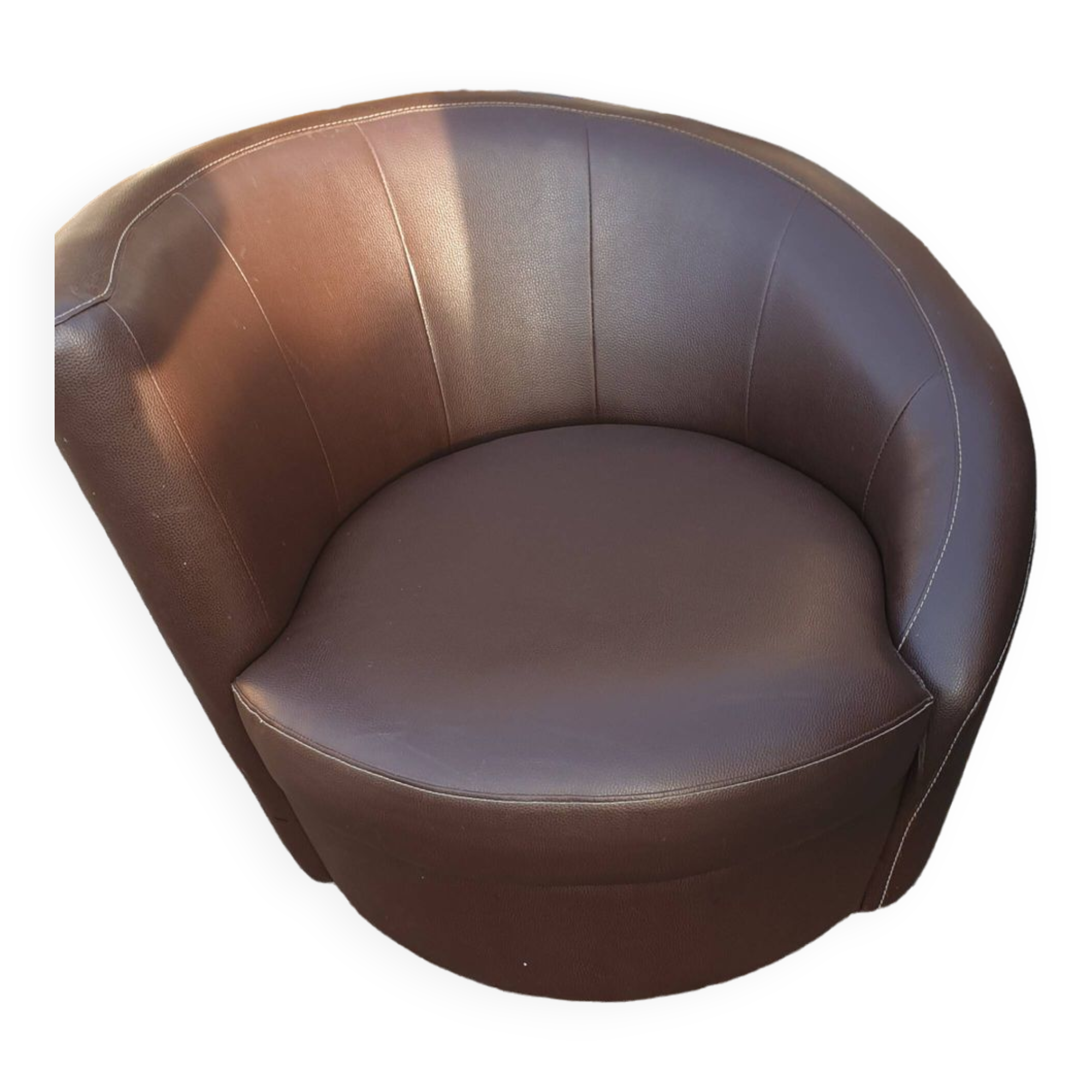 Rotating living room design armchair