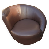 Rotating living room design armchair