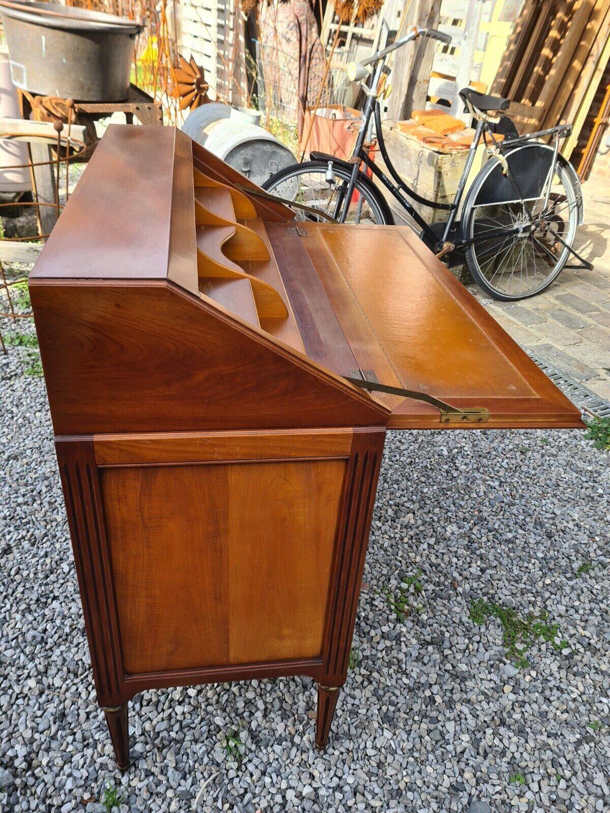 cherry wood slope desk