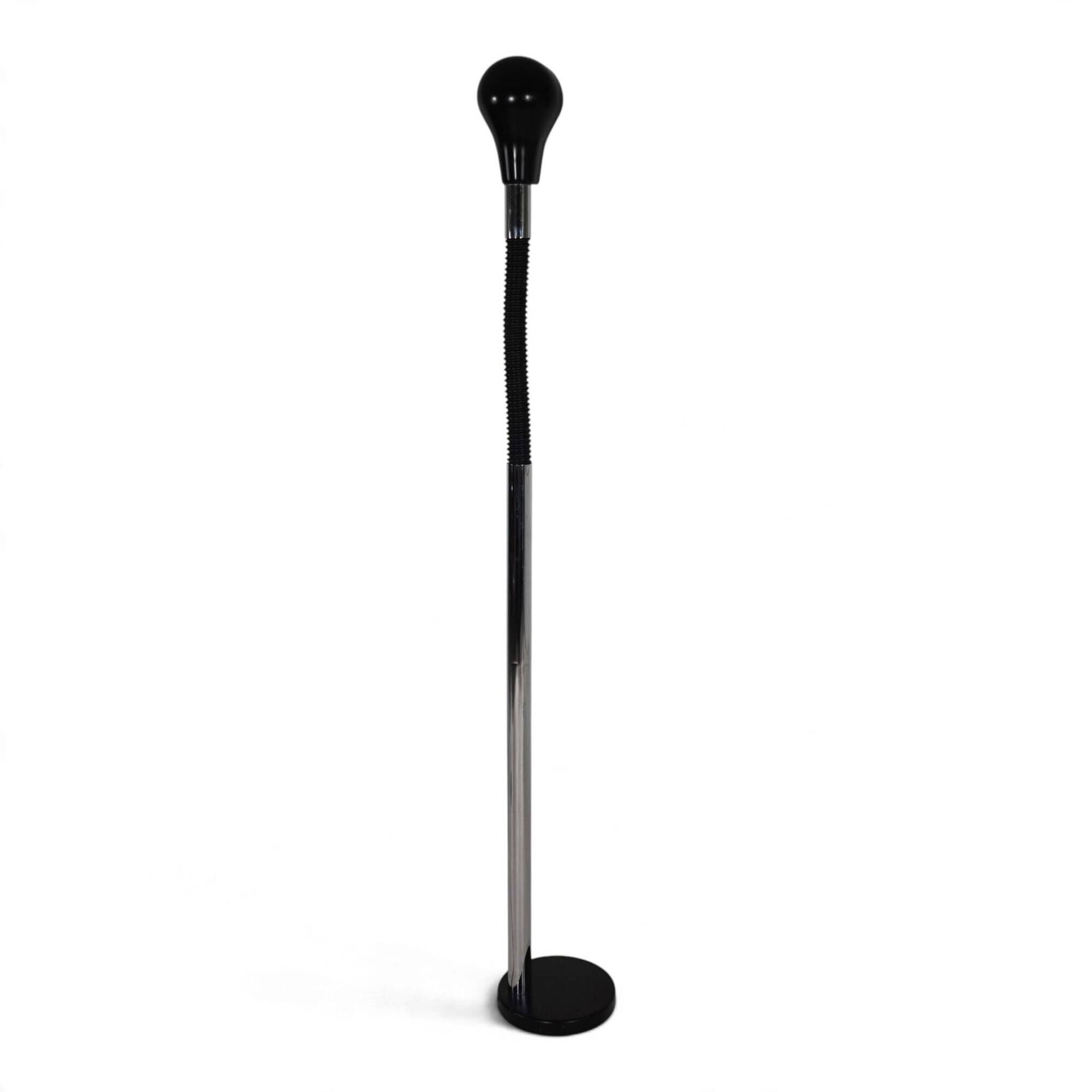 Lampadaire chrome avec col de cygne flexible, 1970