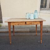 Farm table or "hiss" desk